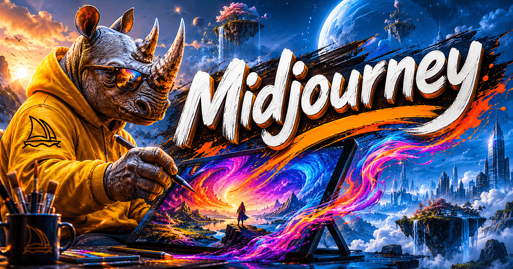 Пример генерации изображения в Midjourney в AIgrator